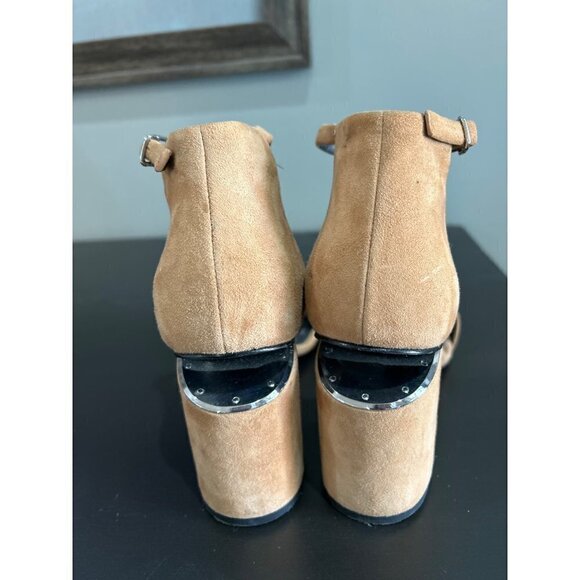 Alexander Wang Abby Suede Heels Clay Womens US 8 - Picture 12 of 15